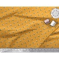 thumbnail image 2 of Soimoi Polyester Crepe Fabric Dot,Leaves & Rose Floral Decor Fabric Printed Yard 52 Inch Wide, 2 of 3