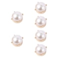 thumbnail image 3 of KLKCMS 6 Pieces Button Covers Classic Cufflinks for Graduation Anniversary Business Gold, 3 of 9