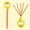 Yellow, variant on Vadktai Bubble Wands, 32 Hole Smiling Face Bubble Stick, Summer Toy, Bubble Stick Blower Maker, Outdoor/Indoor Activity Use, Birthday, Graduation, Shower, Bubbles Party Favors Supplies