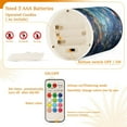 thumbnail image 5 of Yayeee Flameless Candles with Remote Flickering Battery Operated Multi Color Changing, Crystal Moon, 5 of 7