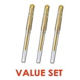 thumbnail image 3 of Uni Ball Signo Gel Ink Pens -Medium Point 1.0Mm-Gold Ink-Value Set Of 3(With Our Shop Original Description Of Goods), 3 of 3