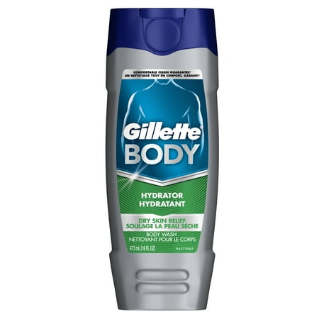Gillette Body Hydrator Body Wash Gel, 16 fl oz (Best Male Body Wash For Dry Skin)