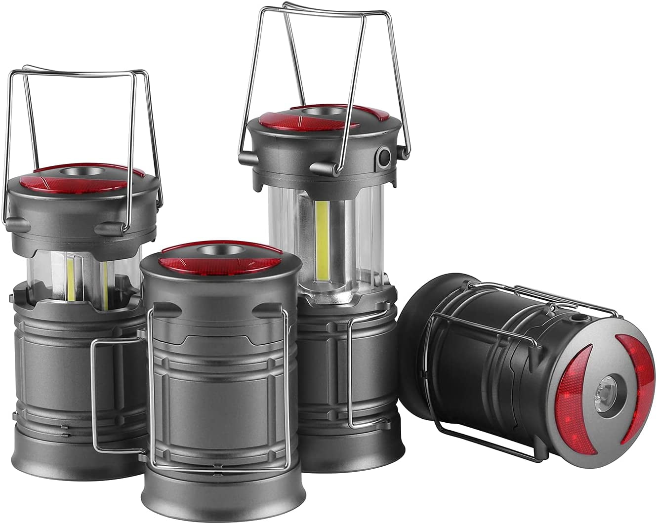 4 Pack Camping Lights, Battery Powered Lantern Torches Camping Lights