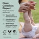 thumbnail image 3 of Pañales The Honest Company Clean Conscious, talla 7, más de 41 libras, 16 unidades, 3 of 7