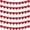 Red, variant on NOGIS 5 Pack Valentines Day Decorations Galentine's Day Felt Heart Garland Banner for Mantle, Wall, Party Supplies - Hanging Hearts Decorations for Galentine's Decor (Three Color)