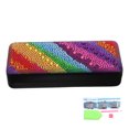 thumbnail image 4 of Estuche para gafas con diseño de diamantes, estuche para gafas, caja para gafas, estuche rígido para gafas, estuche para gafas de sol, organizador para gafas, 4 of 8