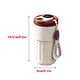 thumbnail image 3 of melotizhi Coffee Thermoes With Temperature Display 316 Stainless Steel Inner Liner With PP Lid And Silicone Seal Secure And Leak Proof Lid That Preventes Spills Or Leaks 450ML, 3 of 9