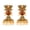Green, variant on Indian Jewelry Bollywood Antique Crystal Faux Pearl Lotus Jhumka Jhumki Earrings Set for Women - Red
