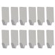 thumbnail image 3 of unbranded 12Ud Soporte Adhesivo Para Toallas Y Utensilios Acero Inoxidable Plata, 3 of 7