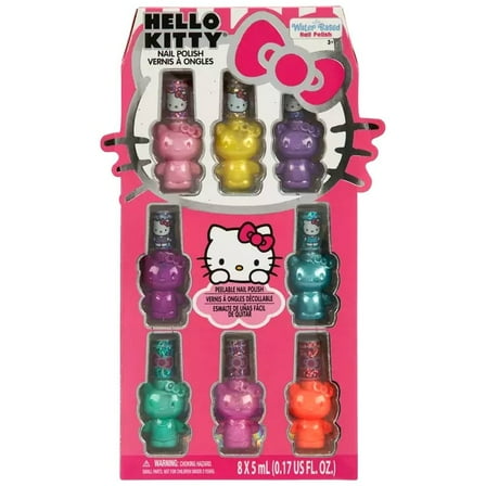 Hello Kitty 8pk Nail Polish in Box