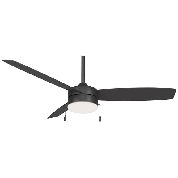 54" Minka Aire Airetor III Coal Finish LED Ceiling Fan with Pull Chain