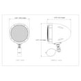thumbnail image 3 of BOSS Audio 600-Watt 3-Inch Motorcycle ATV Weatherproof Speakers with Amplifier, 3 of 3