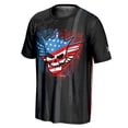 thumbnail image 2 of Men's ProSphere Black Cody Rhodes American Nightmare Flag T-Shirt, 2 of 3
