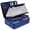 Blue-13 Pockets, variant on 5200℉ Fireproof File Organizer Bag With 13 Pocket Accordion Folder Document Box Lock&labels Multi-layer Portable Home Travel Safe Storage For Important Documents Blue