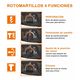 thumbnail image 5 of Rotomartillo electroneumático Teeno Rh910 800W de potencia, Color Negro Naranja, 5 of 5