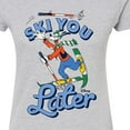 thumbnail image 3 of Disney - Ski You Later  - Juniors Fitted Graphic T-Shirt, 3 of 5