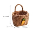 thumbnail image 2 of unbranded Cesta Colgante De Pared Multicolor Para Almacenamiento De Como Verduras Y Pan, 2 of 6
