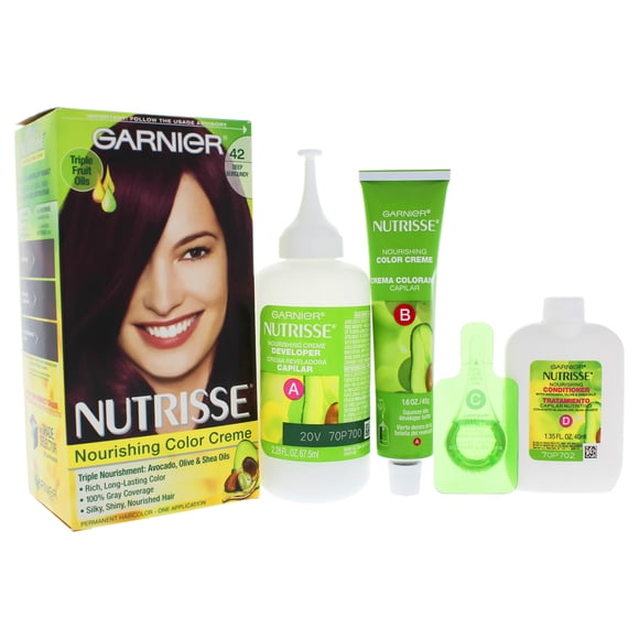 Garnier Color de pelo Nutrisse Nourishing Color Creme #42 Borgoña profundo 1 Application