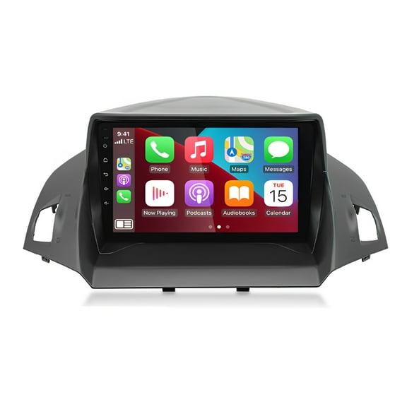 9" Android 15 Car Stereo Radio GPS Navigation 2 32G Wireless CarPlay Android Auto Bluetooth WiFi FM RDS SWC AHD Backup Camera for Ford Escape 2013-2016