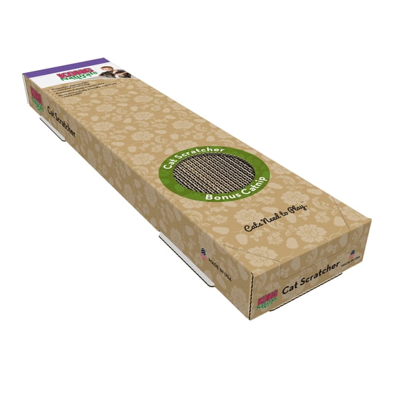 KONG® Naturals® Single Cat Scratcher, Reversable for Extended Use, with Premium North American Catnip