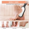 thumbnail image 5 of Unique Bargains Foot File Foot Rasp Stainless Steel Pedicure Foot Scraper Callus Remover Tool for Foot Care 8.07" Black, 5 of 7