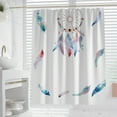 thumbnail image 1 of Creative Digital Printing Waterproof Mildew-proof Shower Curtain 1.65M * 1.8M, 1 of 8