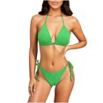 thumbnail image 2 of Aloohaidyvio bikini sets for women sexy,Womens Sexy Solid Swimwear Two-piece Slim Swimsuit Bikini Straped Swimsuits, Womens Swimwear, 2 of 6