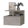 thumbnail image 3 of Gray Wood Construction - Easy - to - Use Nightstand - Bedroom Function - Store Items in Style, 3 of 4