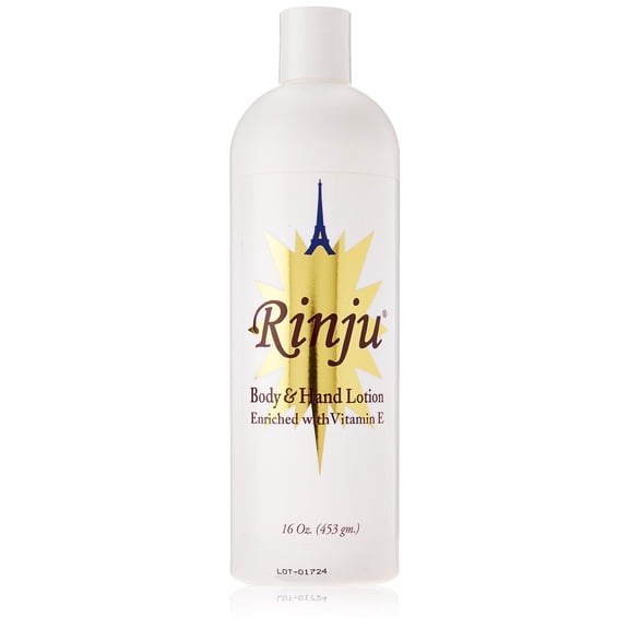 Rinju Body And Hand Lotion Enriched With Vitamin E, 16 Oz