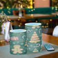 thumbnail image 3 of Yayeee Flameless Candles with Remote Flickering Battery Operated Multi Color Changing, Beige Christmas Gingerbread, 3 of 7