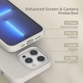 thumbnail image 3 of Compatible with iPhone 13 Pro Case, [Drop Protection] [Anti-Fingerprint] Shockproof Liquid Silicone Cover with Microfiber Lining Phone Case for iPhone 13 Pro 6.1" (2021), Stone, 3 of 14