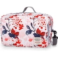 thumbnail image 1 of Organizador de bolsa para cochecito de bebé y organizador de cochecito, almacenamiento grande para cochecito con portavasos profundo (rosa), 1 of 5