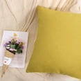 thumbnail image 5 of PiccoCasa 2 Pcs Waterproof Throw Pillow Covers, Decorative Yellow 45 x 45cm/18" x 18", 5 of 7