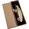 thumbnail image 4 of Marcadores de plumas de metal para amantes de los libros, regalos de cumpleaños para mujeres, marcadores de libros de mariposas para madres, 4 of 5