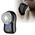 thumbnail image 2 of KQJQS Mini-Shave Portable Electric Shaver, Pocket Size Wet and Dry Mens Razor USB Rechargeable Shaver Charging Easy One-Button Use Suitable for Home,Car,Travel, 2 of 7