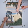 thumbnail image 3 of Port St. Lucie, Florida, Adirondack Chair on the Beach (1000 Piece Puzzle, Size 19x27, Challenging Jigsaw Puzzle for Adults and Family, Made in USA), 3 of 4