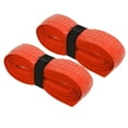 thumbnail image 1 of Tennis Racquet Overgrips, Soft Sweat Absorbing Thickened 2 PCS Tennis Racket Grip Tape  for Exercise Red,Blue,,Yellow,Orange, 1 of 8