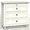 White-3 drawers, variant on Ktaxon Solid Wood Nightstand with Outlets & USB Ports, 3 Drawer Traditional Cottage Bedside Table