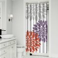 thumbnail image 2 of Artistic Boho Retro Shower Curtain 36x72 Inches Quick-Dry Polyester Curtain with Plastic Hooks Tribal Rustic Ethnic Style, 2 of 5