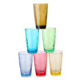 thumbnail image 1 of Verres en Plastique Colorés 330/420/470 ml Réutilisables pour Pique-Nique Fête 6 Pcs, 1 of 5