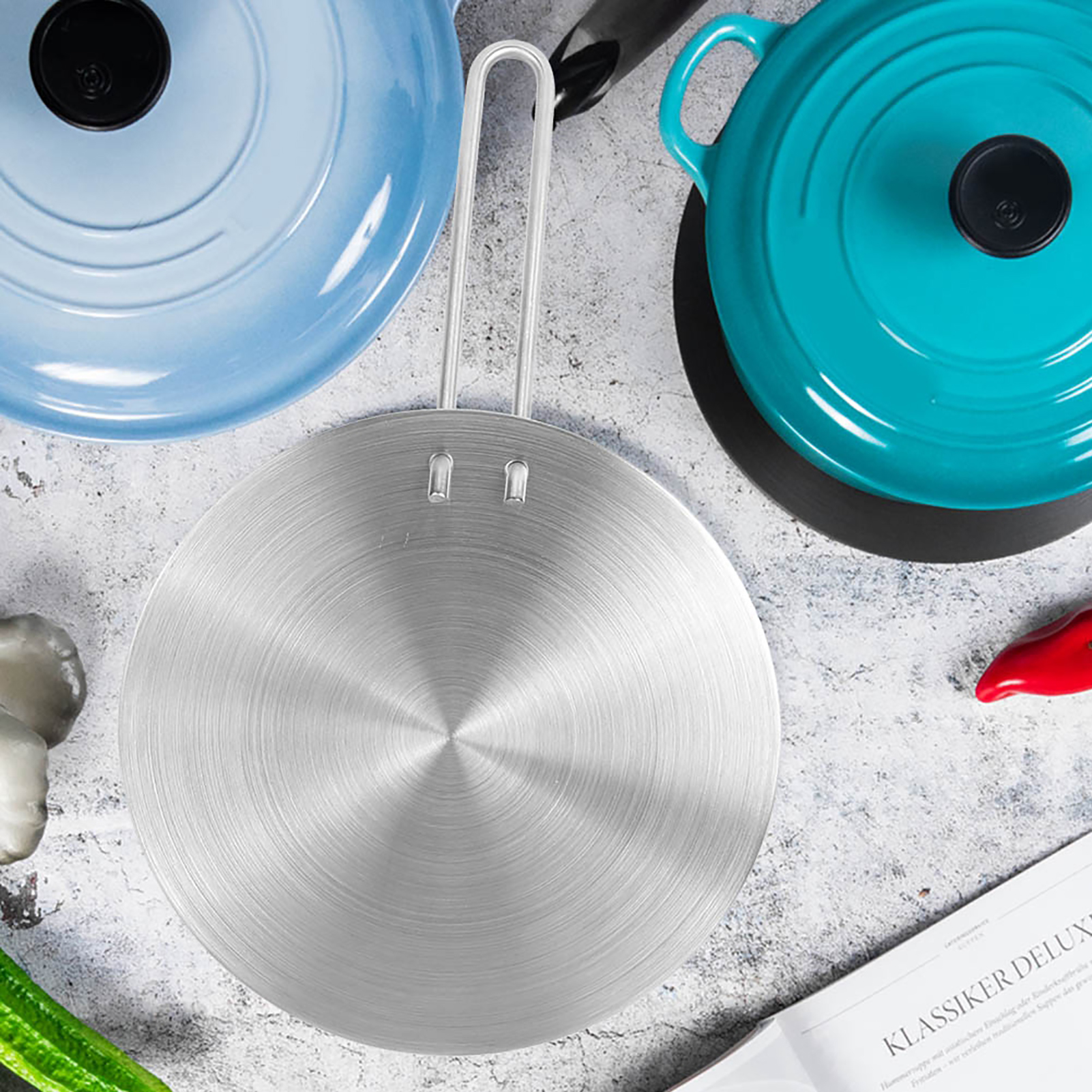 Induction Cooktop Adapter Plate, Durable Heat Diffuser Plate, Fast