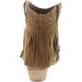 thumbnail image 4 of I YOKIDS CECE-65K Girl's Modern Studded Fringe Cowboy Chunky Ankle Bootie, 4 of 7