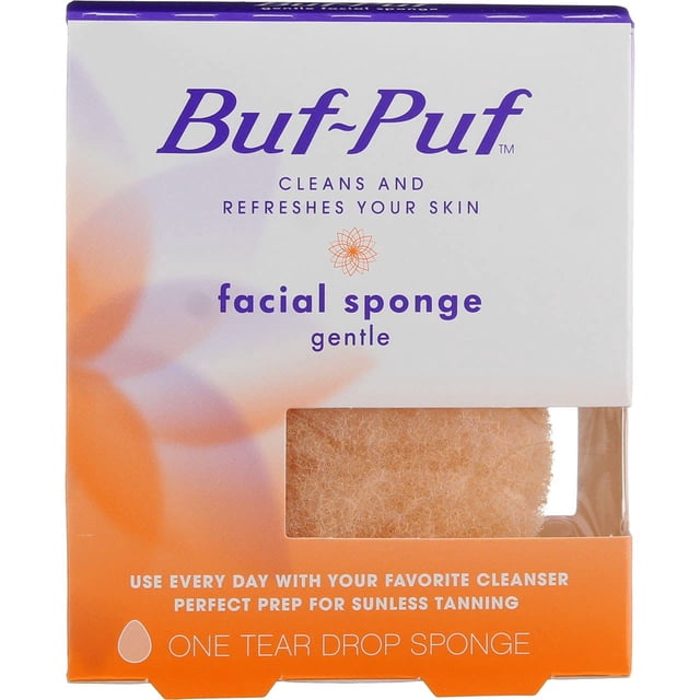 Esponja facial Buf-Puf exfoliante facial suave para piel seca paquete de 3