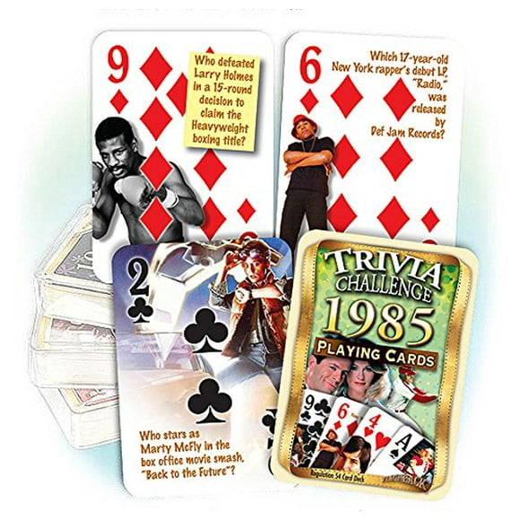 Juego de cartas Flickback Media 1985 Trivia Challenge 40º
