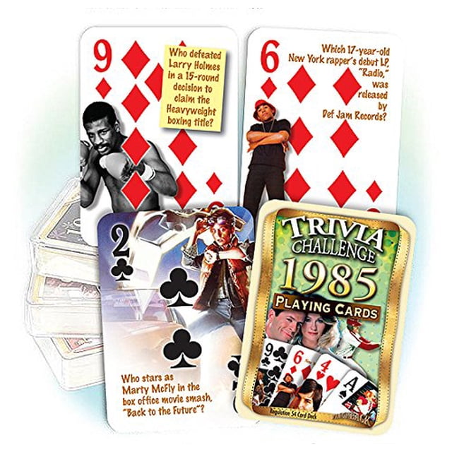 Juego de cartas Flickback Media 1985 Trivia Challenge 40º