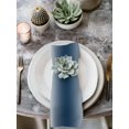 thumbnail image 3 of Cloth Napkins Set of 4 - 20x20 Inches, Ombre Dark Blue Washable Reusable Table Napkins, Gradient White Abstract Minimalist Stripe Soft & Absortbent Dining Napkin for Party Wedding Hotel Restaurant, 3 of 8