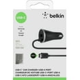 Belkin USBC Car Charger with Hardwired USBC Cable and USBA Port 5