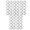 thumbnail image 2 of C Clips Kit, 50pcs Circlip Snap Retaining AC Compresseur Snap Anneau de Retenue de Conception de Classe Mondiale, 2 of 8