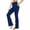 Blue, variant on Fitness Yoga Pants Breathable Yoga Pants with Button Pockets Flexible High Waist Tights for Activewear Comfort and Shape XXL Black
