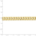 thumbnail image 2 of 10k 7.75mm Flat Beveled Curb Chain (Weight: 20.26 Grams, Length: 8 Inches), 2 of 4